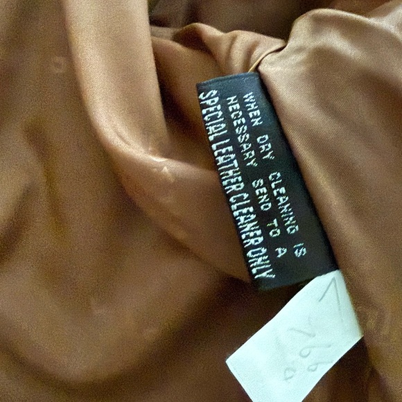 Wilson’s Leather Brown Suede Fringe Jacket - Picture 5 of 10